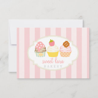 Boulangerie Café Retro Sweet Cupcakes Cute Carte C