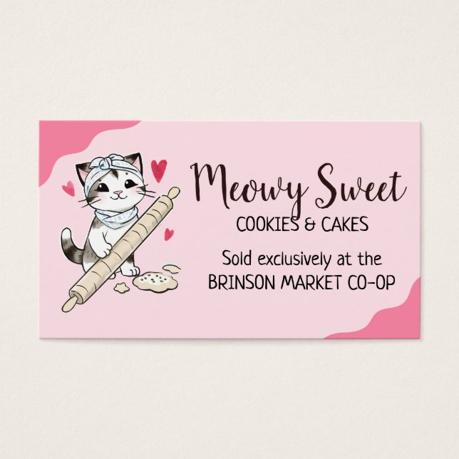 boulangerie chat chaton rouleau biscuit pâte (Devant)
