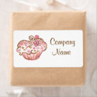 Boulangerie Cupcake personnalisée Stickers d'affai