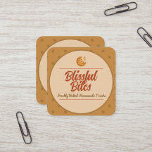 Boulangerie de pain Cuisiner Carte de visite Carré