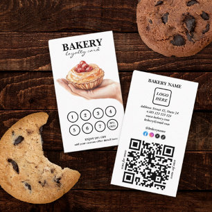 Boulangerie Gâteaux Code QR Carte de fidélité