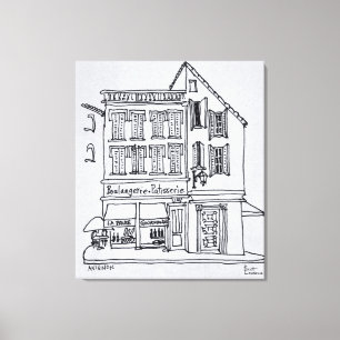 Boulangerie Patisserie, Avignon Canvas Print