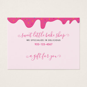 Boulangerie Pink Frosting Certificat cadeau d'entr