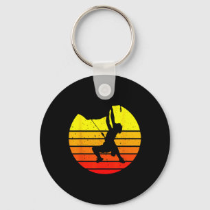 Boulder Adventure Arizona Sunset Rock Climbing Sil Keychain