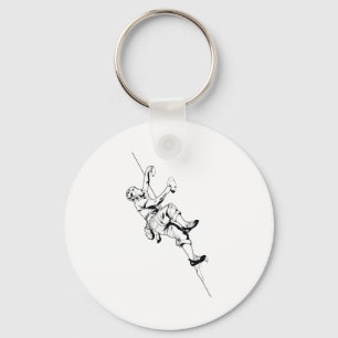 Boulder climbing wall keychain