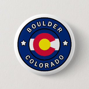 Boulder Colorado 2 Inch Round Button