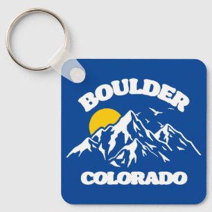Boulder,Colorado Keychain