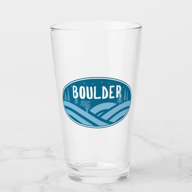 Boulder Colorado Outdoors Glass (Front)