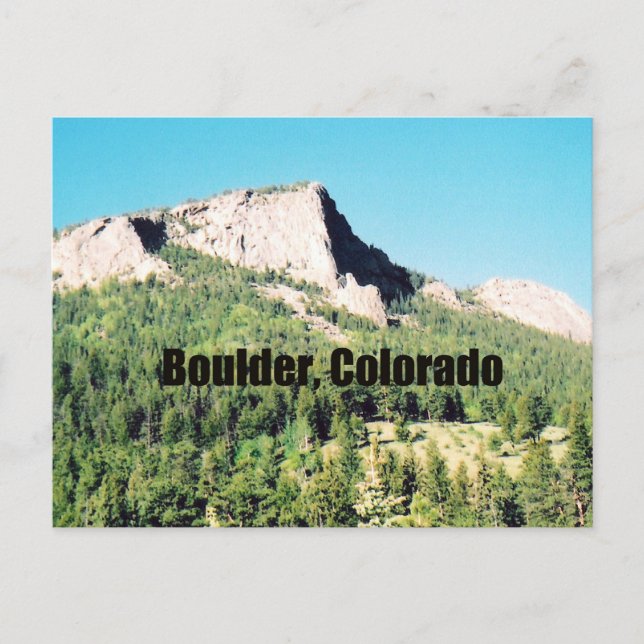 Boulder, Colorado Postcard (Front)