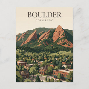 Boulder Colorado Postcard
