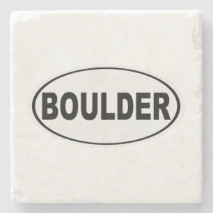 Boulder Colorado Stone Coaster
