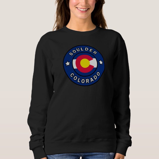 Boulder Colorado Sweatshirt (Front)