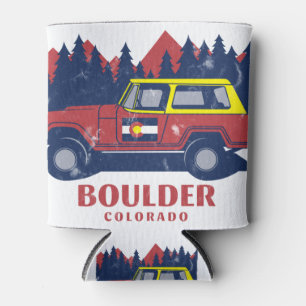 Boulder Colorado Vintage Can Cooler