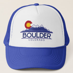 Boulder Colorado wood mountains hat