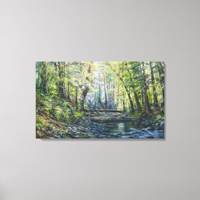 “Boulder Creek” Canvas Print (Front)