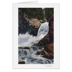 Boulder Falls in Boulder Canyon, Colorado View