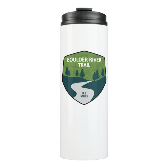 Boulder River Trail Washington Thermal Tumbler (Front)