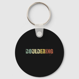 Boulder Sport Climbing And Bouldering Keychain