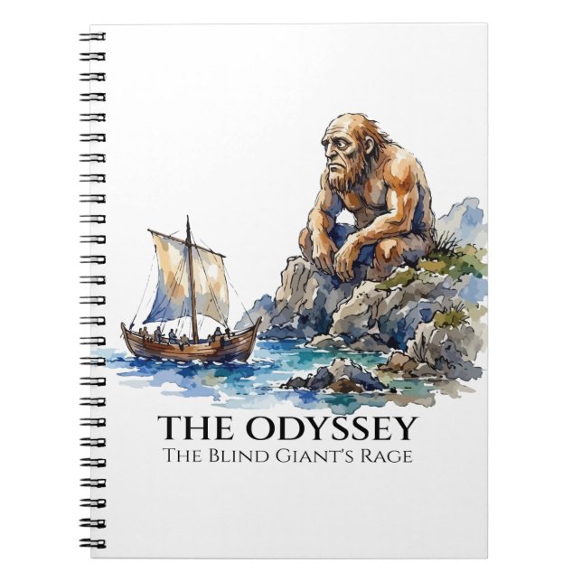 Boulder Throw of the Cyclops Notebook (Front)