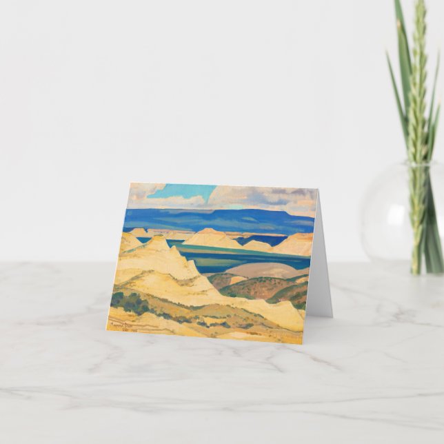 Boulder Valley by Maynard Dixon Thank You Card (Front)
