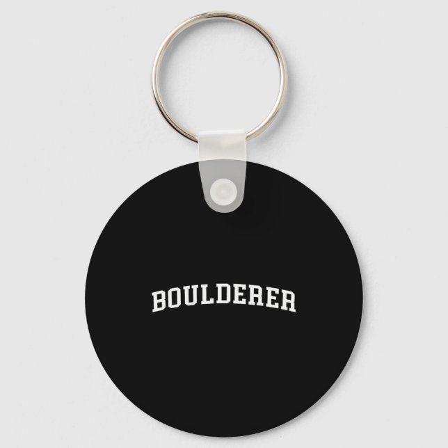 Boulderer  keychain (Front)