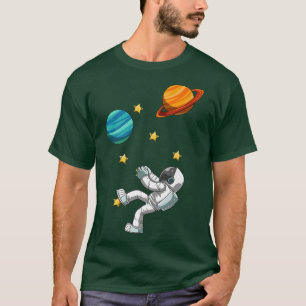 Bouldering and Rock Climbing Astronaut T-Shirt
