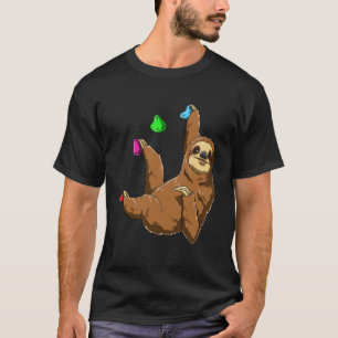 Bouldering and Rock Climbing Sloth T-Shirt