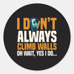 Bouldering Artificial Rock Climbing Indoor Mountai Classic Round Sticker
