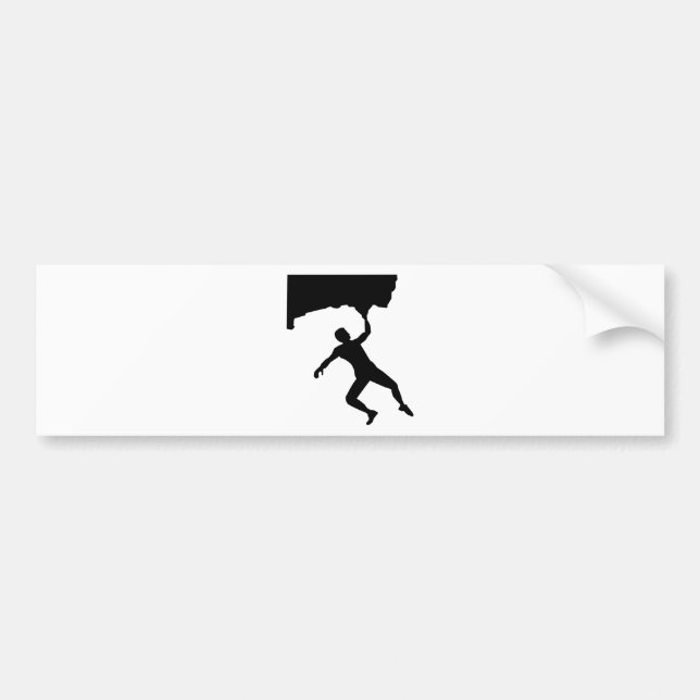 Bouldering Bumper Sticker (Front)