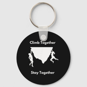 Bouldering Climb Free Rock Climbing Couple Stay To Keychain