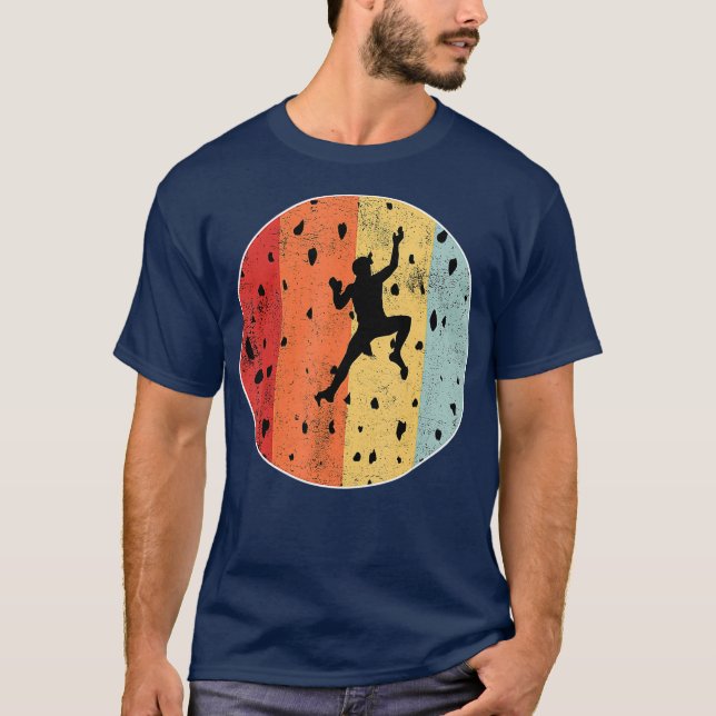 Bouldering Cool Rock Climbing Love Climber Gift T-Shirt (Front)