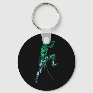 Bouldering For Climber Boys Climbing Keychain
