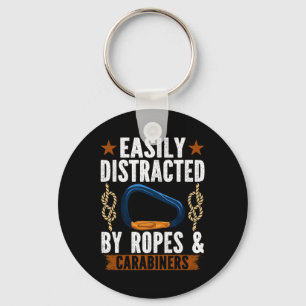 Bouldering Mountain Climbing Keychain