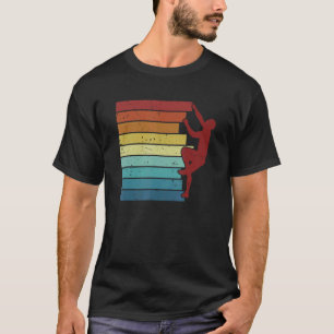 Bouldering Sport Free Indoor Speed Climber Climbin T-Shirt