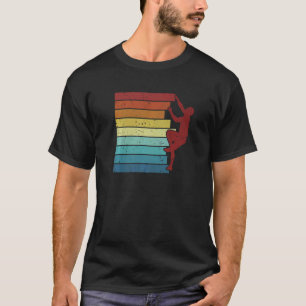 Bouldering Sport Free Indoor Speed Climber Climbin T-Shirt