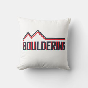 Bouldering Throw Pillow
