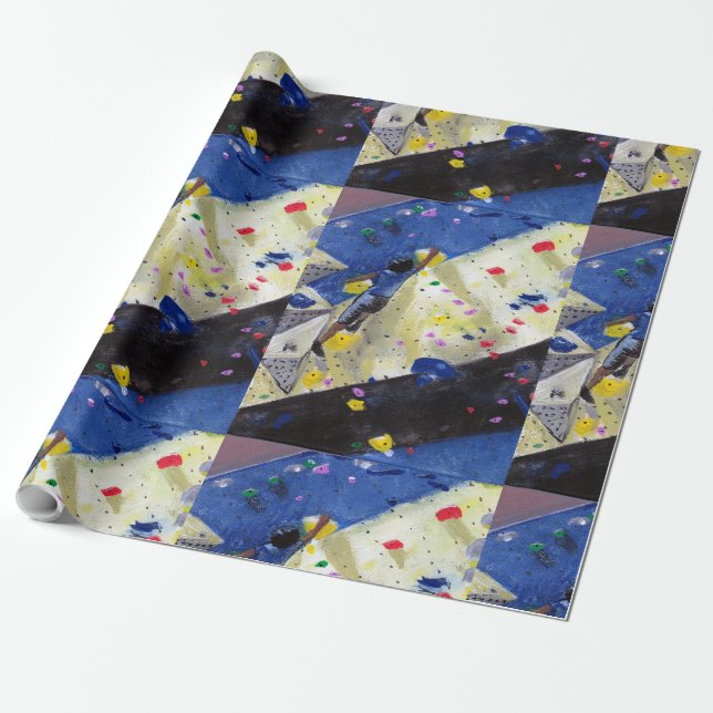 Bouldering  wrapping paper (Unrolled)