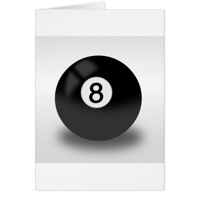 Boule 8 - Billard (Devant)