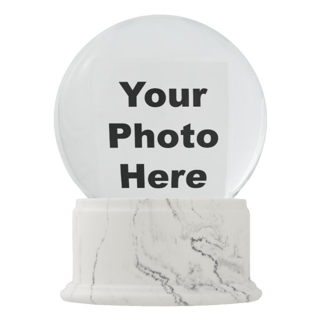 BOULE À NEIGE CRÉEZ VOTRE PROPRE GLOBE UNIQUE DE NEIGE (Devant)