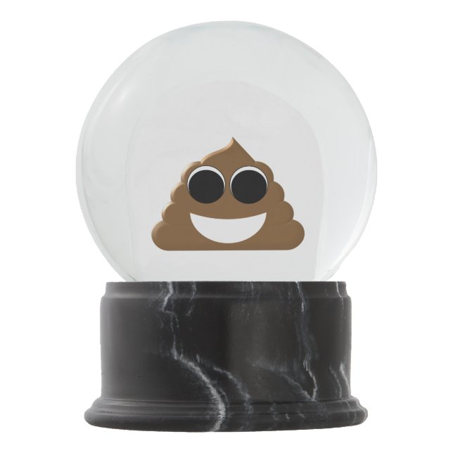 Boule À Neige Dunette drôle Emoji (Devant)