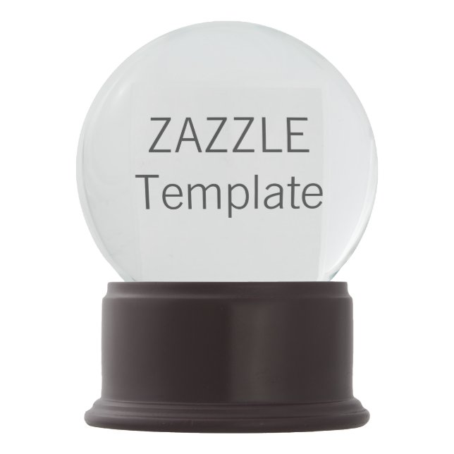 Boule À Neige Globe fait sur commande de neige d'ONYX MERLOT de (Devant)