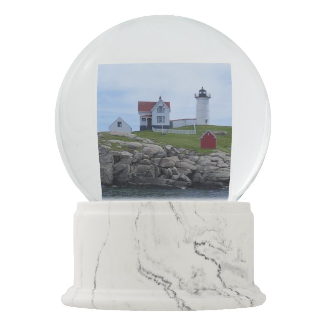 Boule À Neige Phare de protubérance - Maine (Devant)