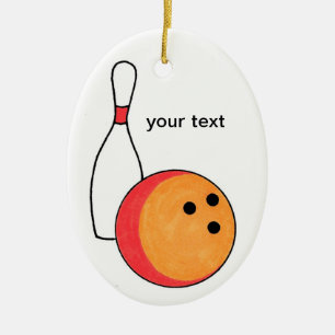 Boule de Bowling & Ornement de la broche