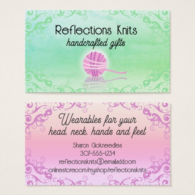 Boule de fil tricot tricot crochet homespun (Devant & derrière)