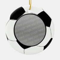 Boule de football ornement photo