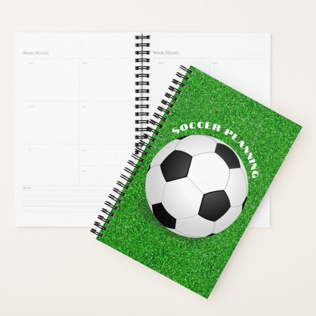 Boule de football sur le terrain (Devant avec enveloppe)