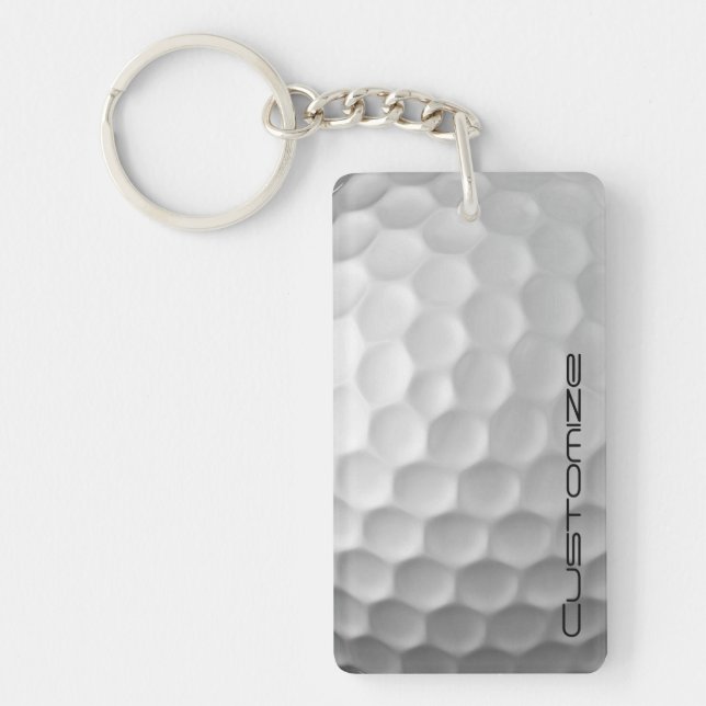 Boule de golf avec texte personnalisé (Devant)
