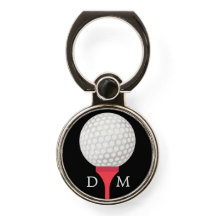 Boule de golf Monogram sur Red Tee