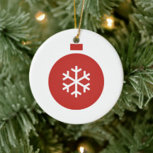 Boule de Noël Ornement en céramique