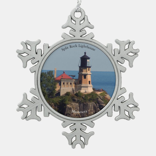 Boule de phare de Split Rock ou ornement de flocon (Devant)